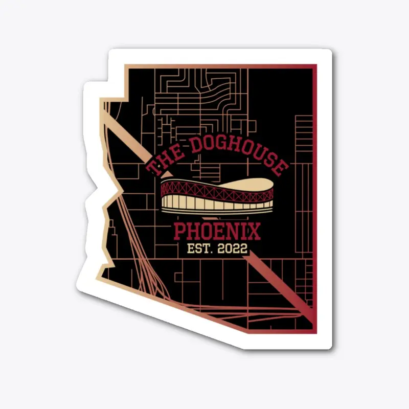 PHX Fans The Doghouse Sticker