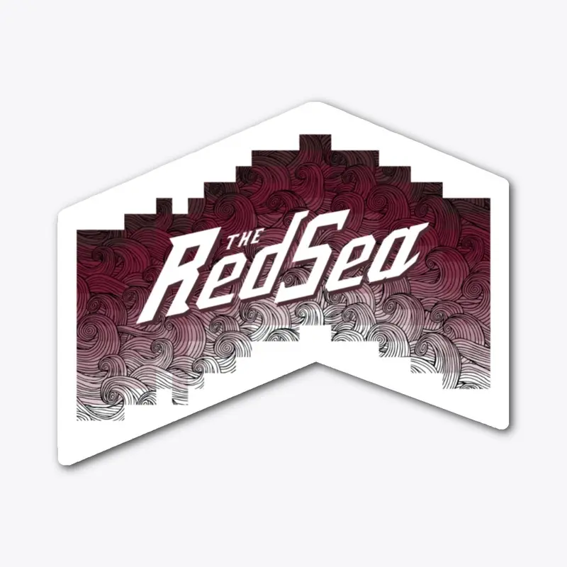 PHX Fans Red Sea Wave Sticker